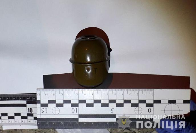 Zaporizhia: police seized grenades and catridges