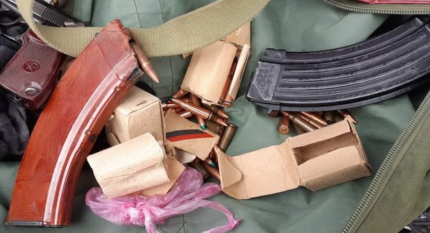 Security Service of Ukraine seized weapons and illegal drugs during raid in Zaporizhie region