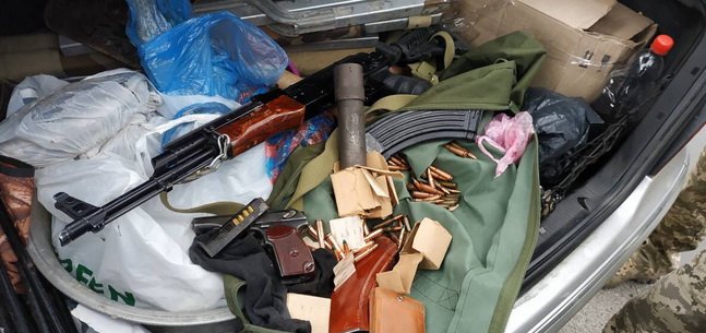 Security Service of Ukraine seized weapons and illegal drugs during raid in Zaporizhie region