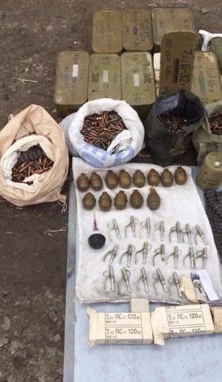 Police seized an arsenal from suspects in attack on coordinator of far-right organization C-14 Serhiy Mazur  