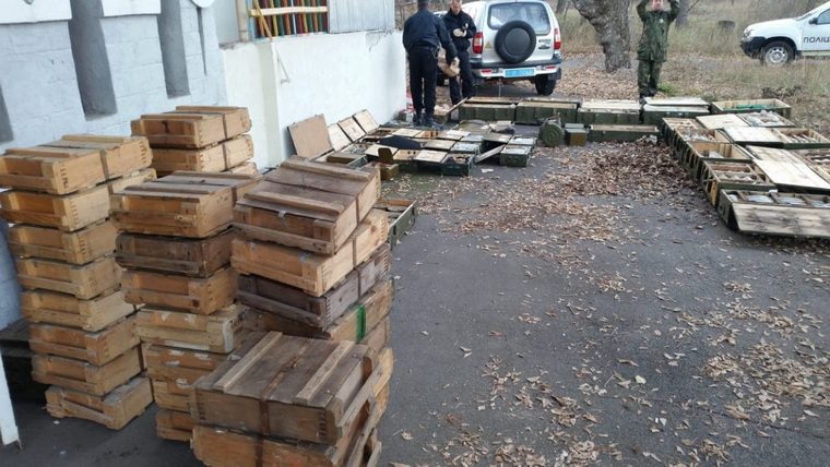 Police seized 2 big weapons arsenals in Luhansk region