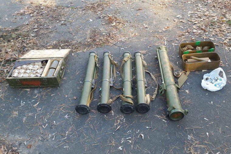 Police seized 2 big weapons arsenals in Luhansk region
