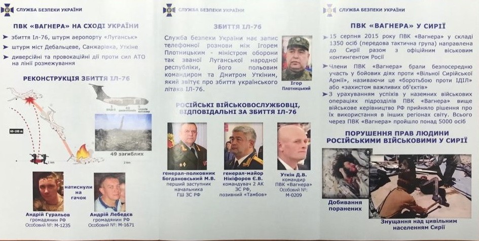 Security Service of Ukraine published materials of its investigation on Wagner PMC in Central African Republic, named fighters deployed there