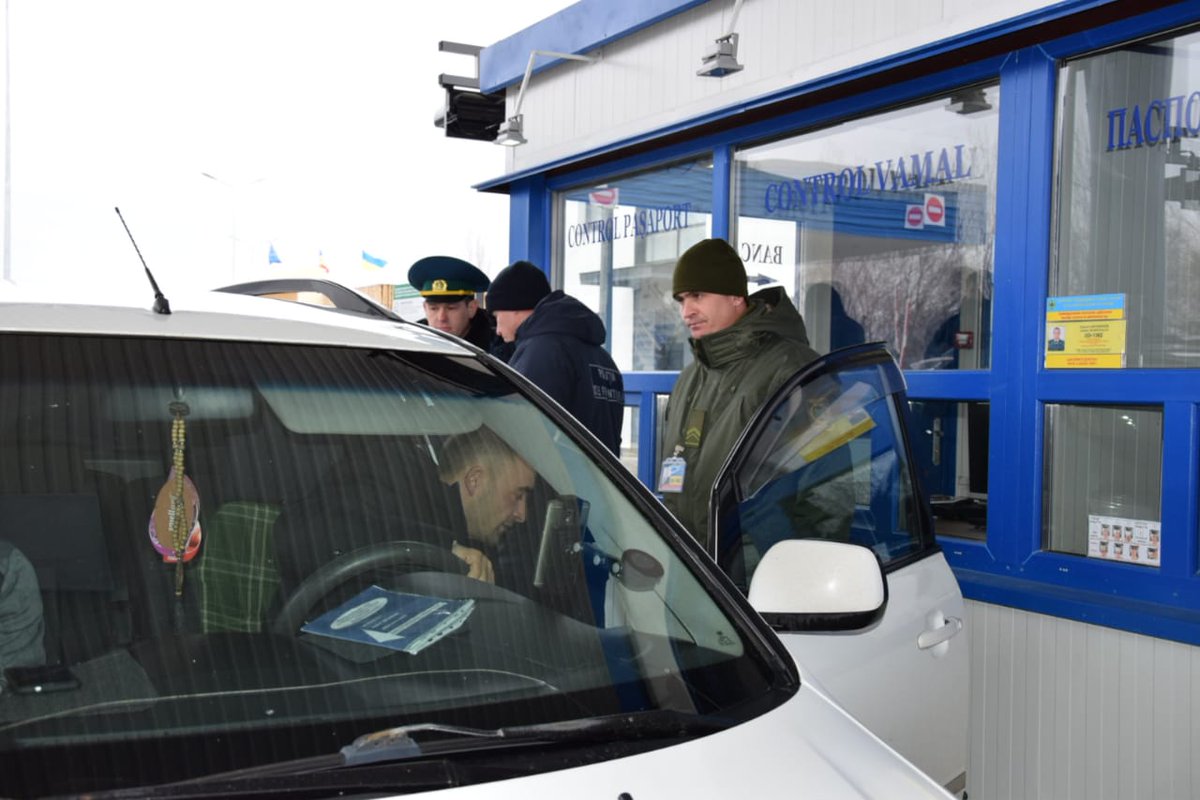 President Petro Poroshenko and Prime Minister of Moldova Pavel Philip on the Ukrainian-Moldovan border opened a joint checkpoint Palanka-Mayaki-Udobne