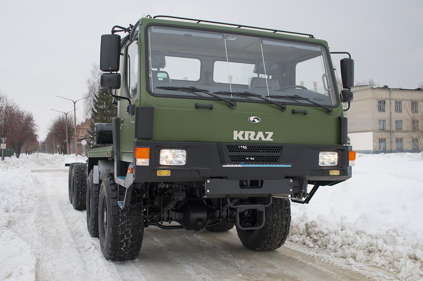 KRAZ showed 8x8 chassis KrAZ-7634NE, that possible will be used for Neptun cruise missile launcher