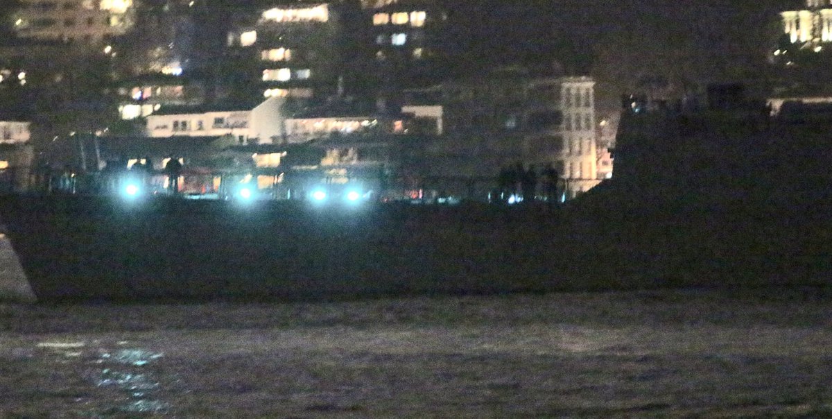 Turkish Coast Guard @damen built SAR1906 class TCSG906 and SAGET escorted @usnavy Arleigh Burke class @USNavyEurope guided missile destroyer #USSDonaldCook DDG75 during her Bosphorus transit towards the Black Sea 