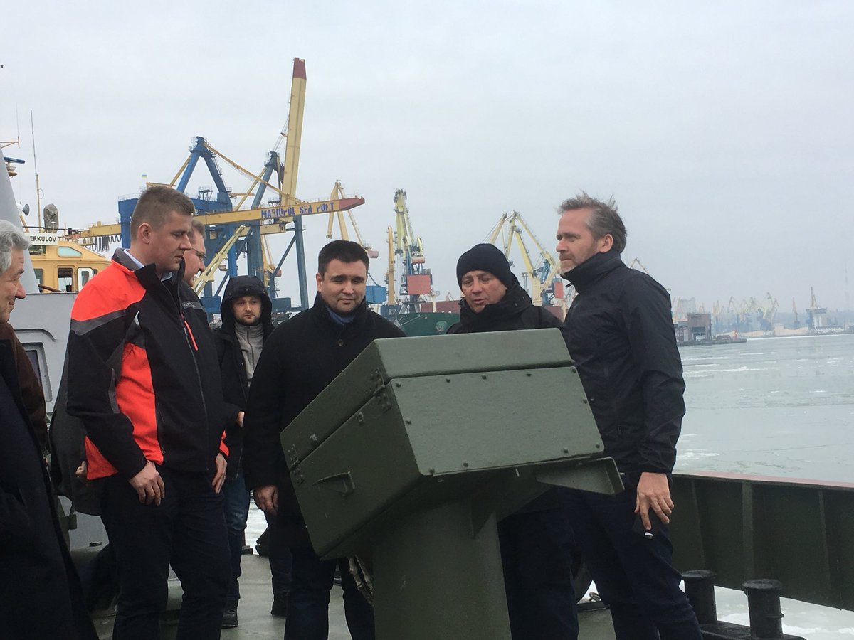Ministers of Foreign Affairs of Denmark, Czechia and Ukraine have visited Mariupol port, discussed Russian economic blockade  
