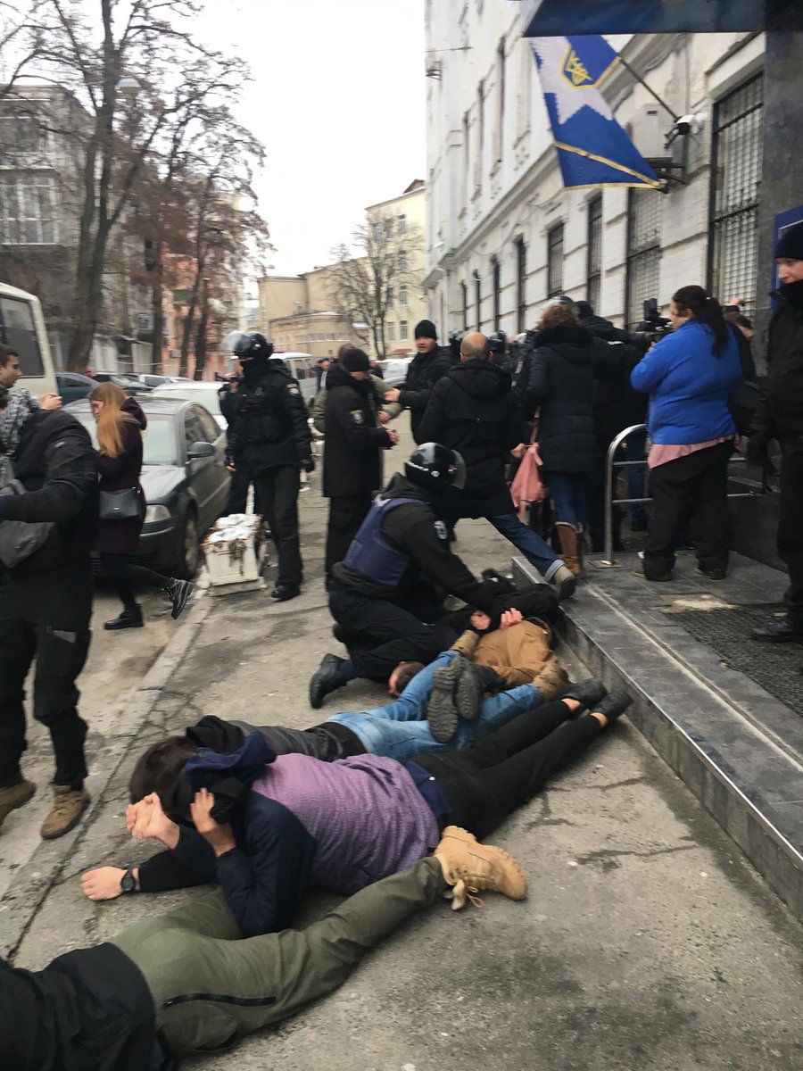 Police detained several people in Kyiv during rally Who ordered Katya Hanzyuk?. Now activists are planning to rally at house of Interior Minister Avakov