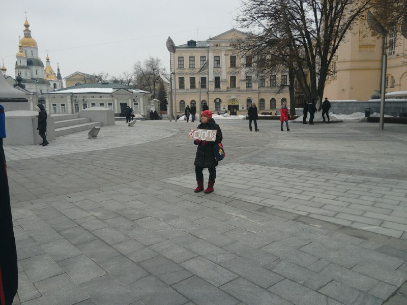 Rally against new tariff for metro transportation in Kharkiv