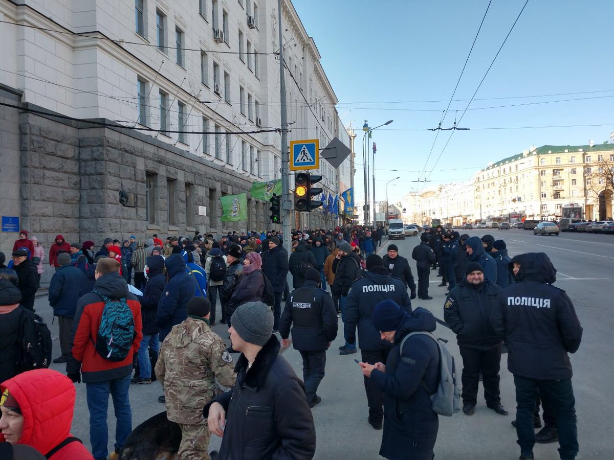 Rally in Kharkiv against high tarifs for public transportation