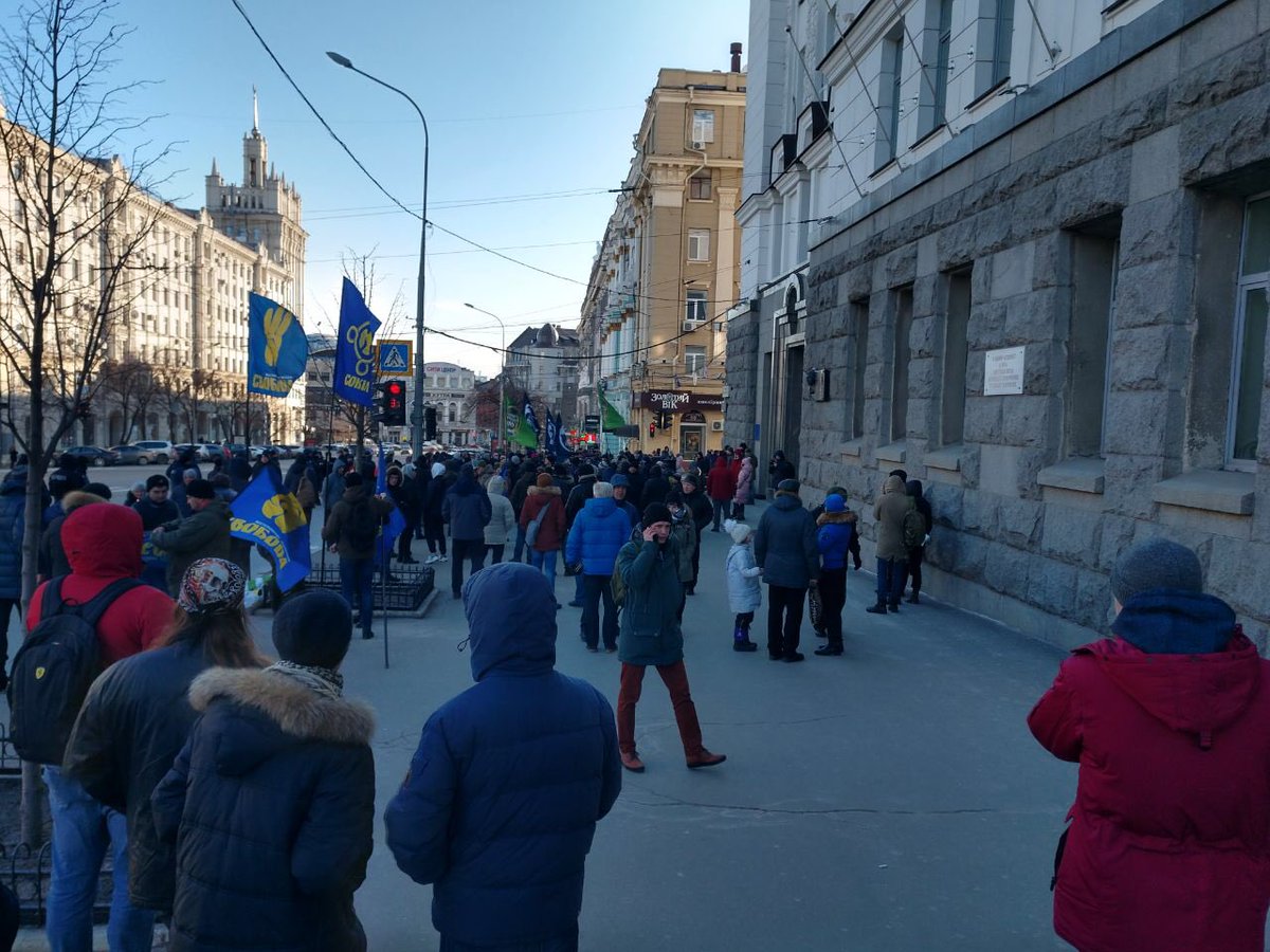 Rally in Kharkiv against high tarifs for public transportation