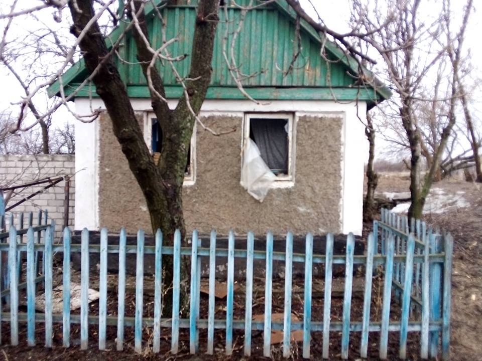 2 women wounded in shelling on Troitske village in Luhansk region, 3 houses were hit by mortars and artillery