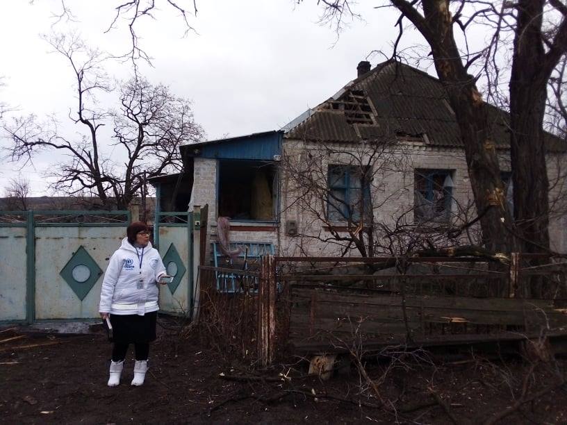 2 women wounded in shelling on Troitske village in Luhansk region, 3 houses were hit by mortars and artillery