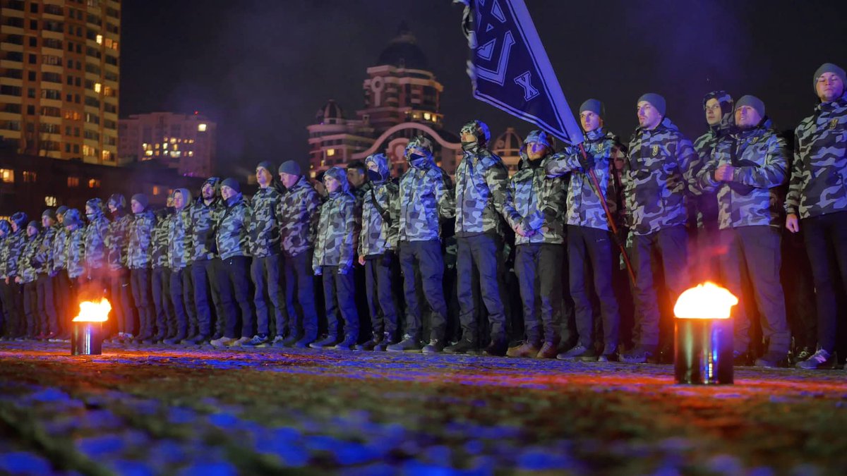 Over 1000 people took part in March of National Druzhini in Kyiv