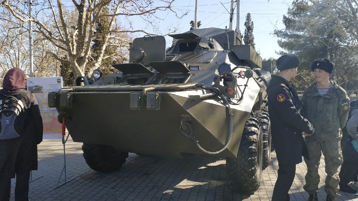 Military exhibition in Sevastopol with Bal anti-ship missile complex