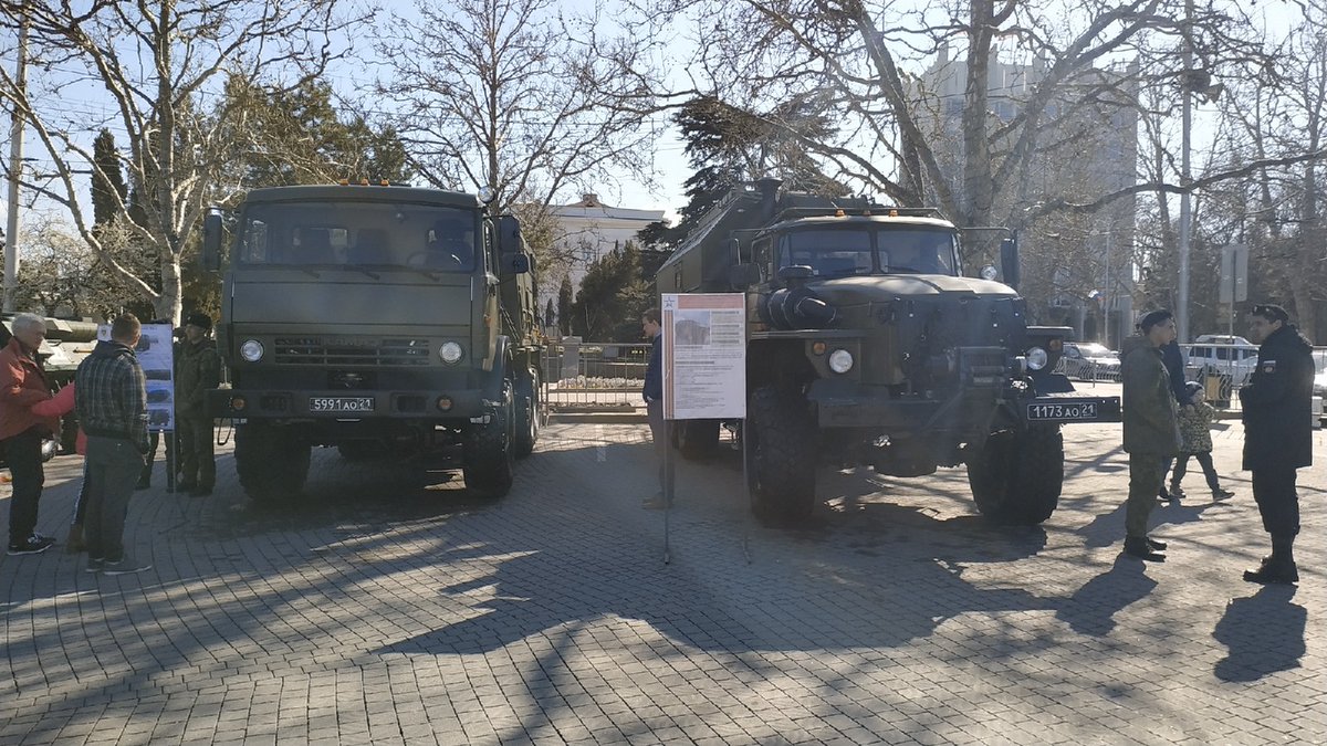 Military exhibition in Sevastopol with Bal anti-ship missile complex
