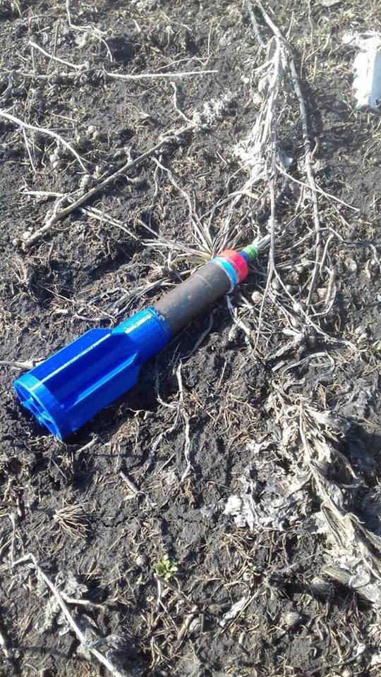 Ukrainian military shot down armed quadcopter at Donetsk axis