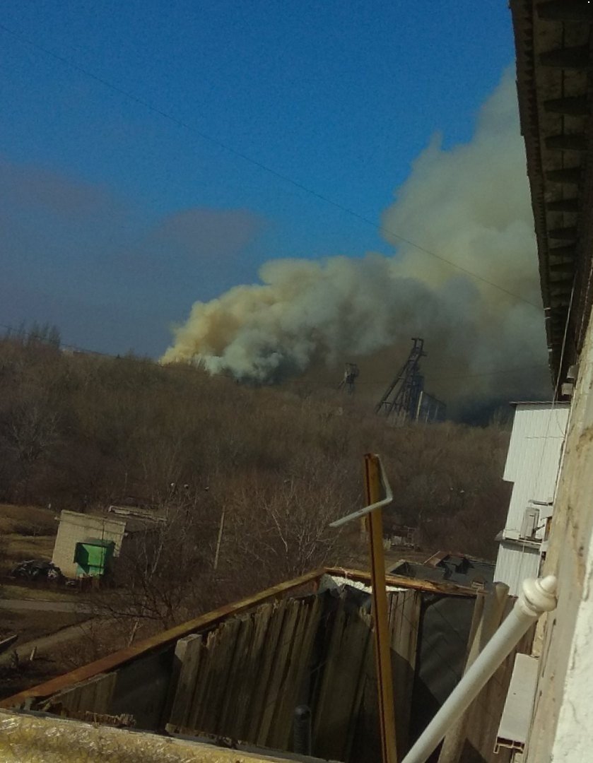 Fire at Kuybishevska mine in Donetsk