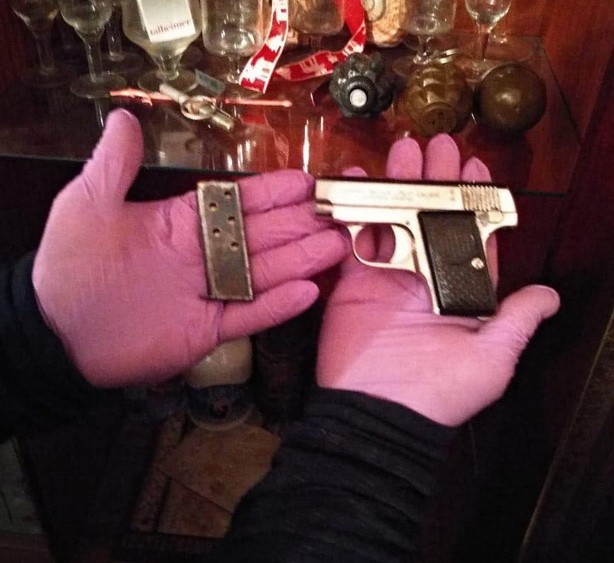 Security Service of Ukraine @ServiceSsu exposed an armed group working on behalf of Russian Federation. Weapons seized