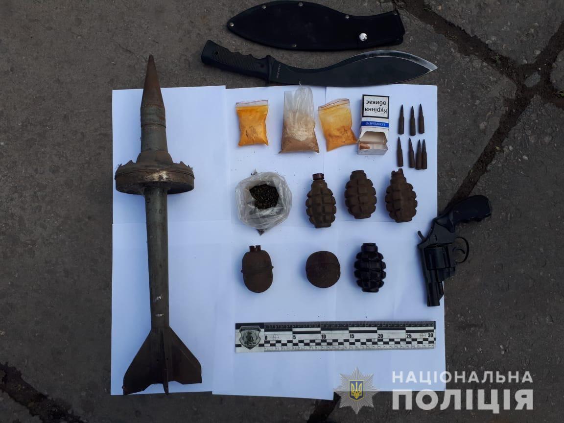 Police seized ammunition and explosives in Melitopol