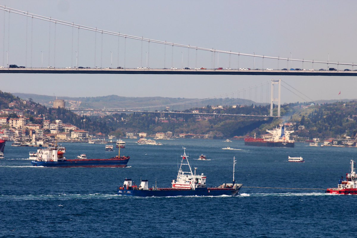 Shipping to/from Crimean ports: Baku based El-Ijara shipping's Russia flag general cargo vessel Best-1 transited Bosphorus en route from Ambarlı to Kerch.   