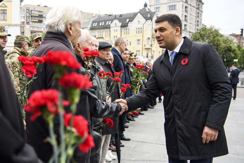 PM Volodymyr Groysman honored fallen in Second World War. Millions of Ukrainians have fallen in the war to liberate their land