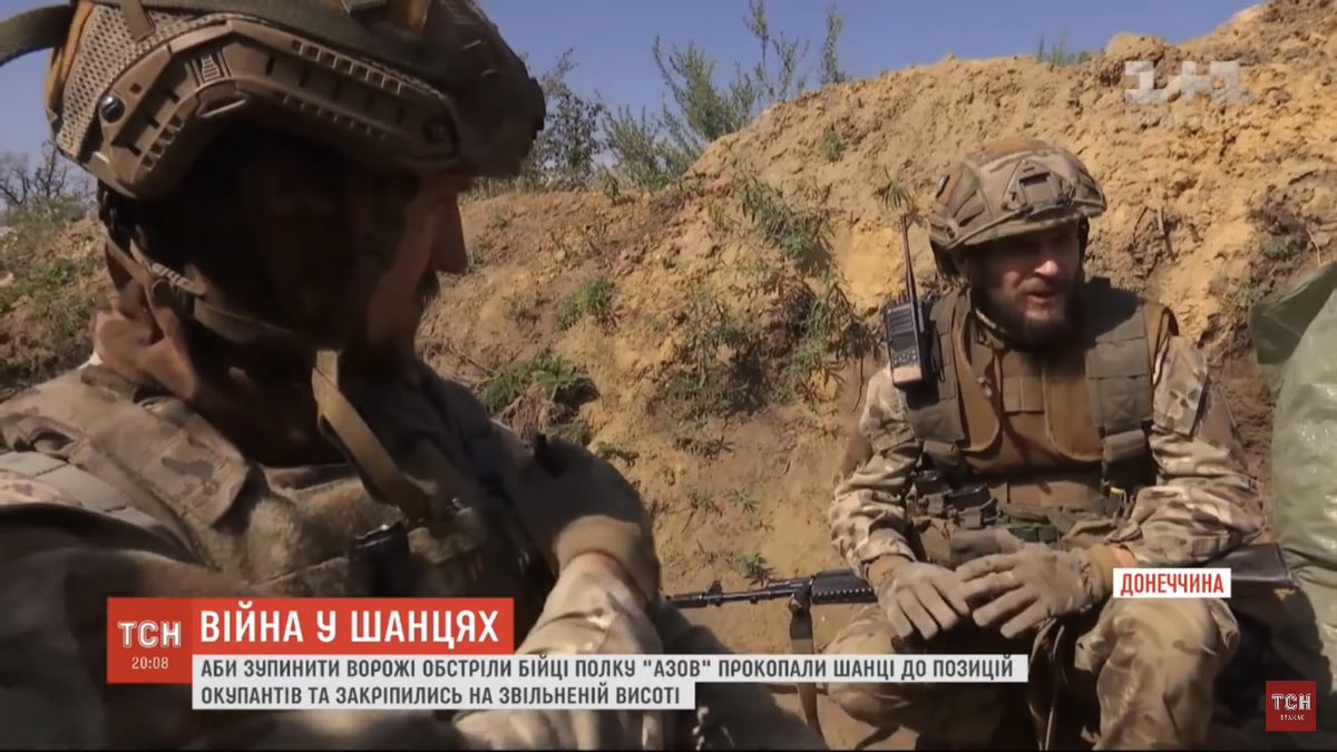 Azov reports gaining new positions at Svitlodarsk bulge