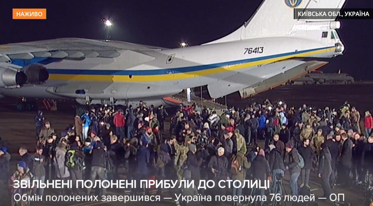Ukrainians released today from captivity have arrived in Kyiv