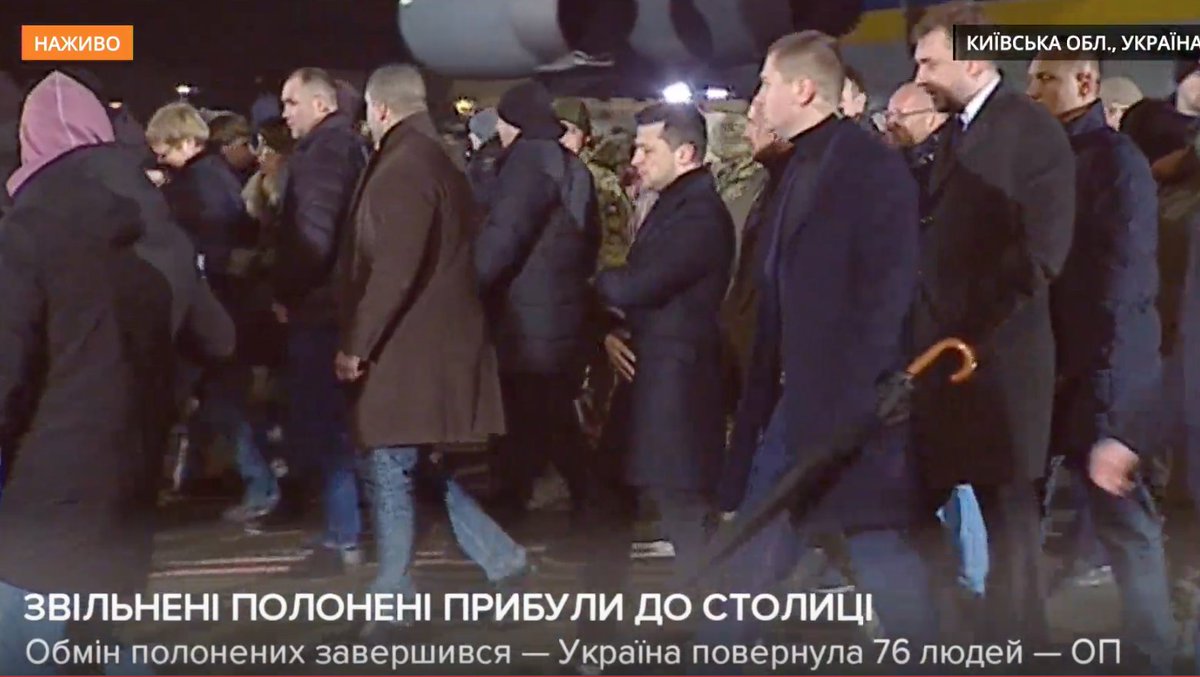 Ukrainians released today from captivity have arrived in Kyiv