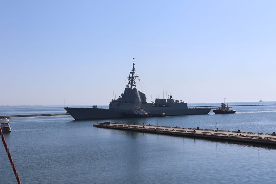 NATO SNMG2 vessels visiting Odesa