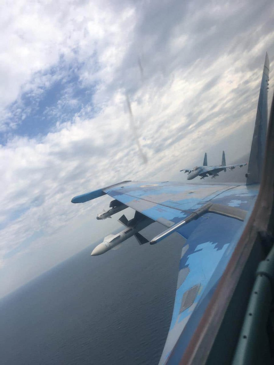 Images:Ukrainian Su-27 escorted US P-8 Poseidon at joint SeaBreeze2020 drill over Black Sea