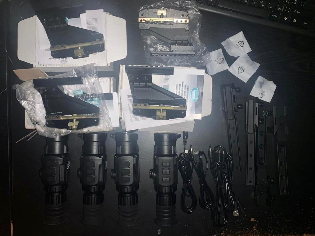 Ukrainian port authorities find 4 thermal scopes in the door panel of a car bound for Turkey