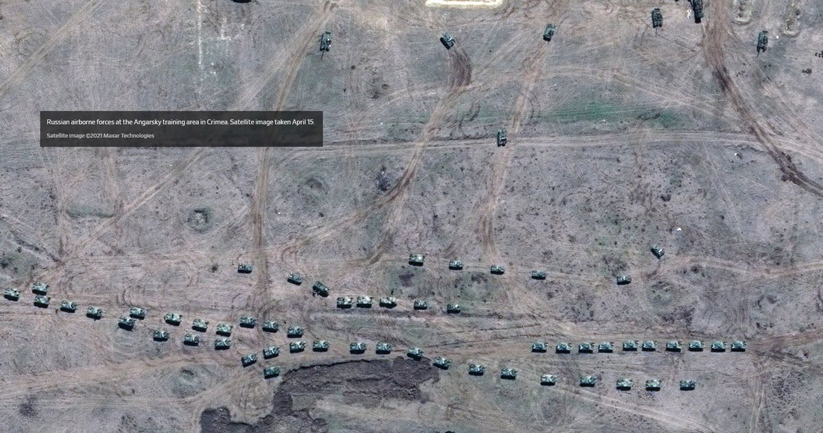 New satellite imagery shows Su-30 fighter jets and paratroopers (likely 76th Air Assault division) arriving in Crimea. - WSJ