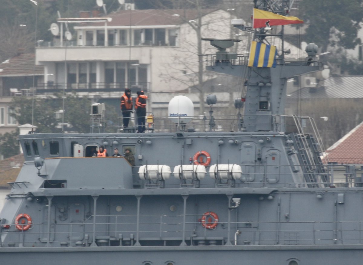 Russia continues to strengthen its Black Sea Fleet: Sredne-Nevsky built, Russian Navy Project12700 BSF 68th Coastal Defense Ship Brigade, 150th Tactical Group's Aleksandrit-class mine countermeasures vessel Georgiy Kurbatov was towed thru Bosphorus for the first time towards Black Sea