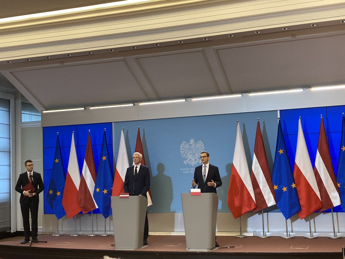 Premier @MorawieckiM o NordStream2: Wzywamy niemieckich partnerów do oprzytomnienia, do uświadomienia sobie jak wielkie ryzyka wiążą się z przekazaniem tego narzędzia szantażu w ręce Moskwy