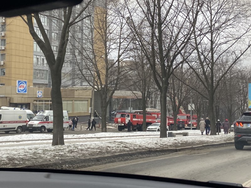 Ugaszono pożar w biurze ATB-Market w Dnieprze, nie wpłynęło to na pracę sklepów
