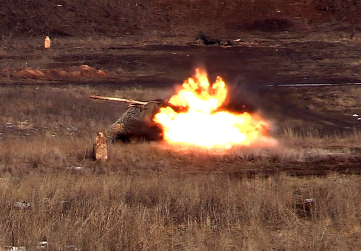 Асабовы склад аб'яднаных сіл сёння трэніраваўся з NLAW і M141