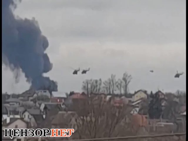 Russian troops destroyed near Hostomel
