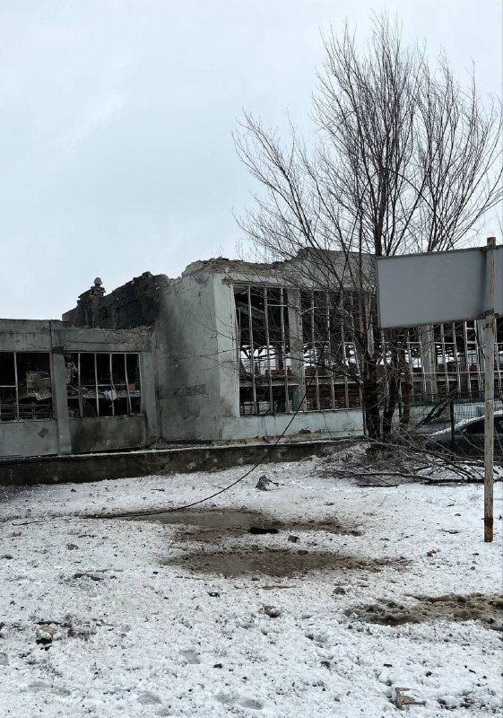 Destruction at Unifecht in Kharkiv. Photo by Anna Chernenko and @hueviykharkov
