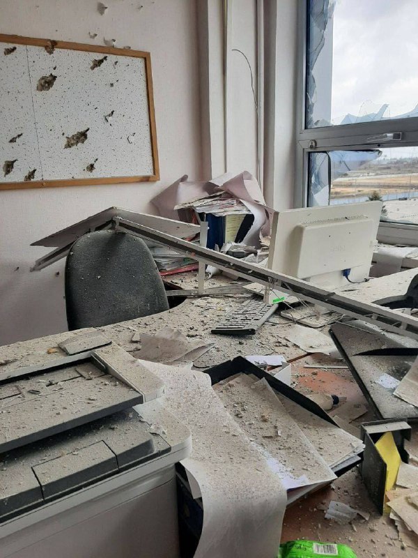 Фото: пошкодження Запорізької АЕС після нападу російської армії