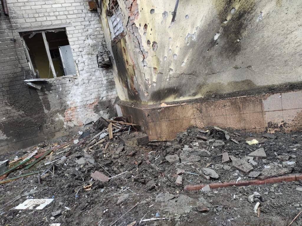 Consequences of shelling in Izyum, Kharkiv region