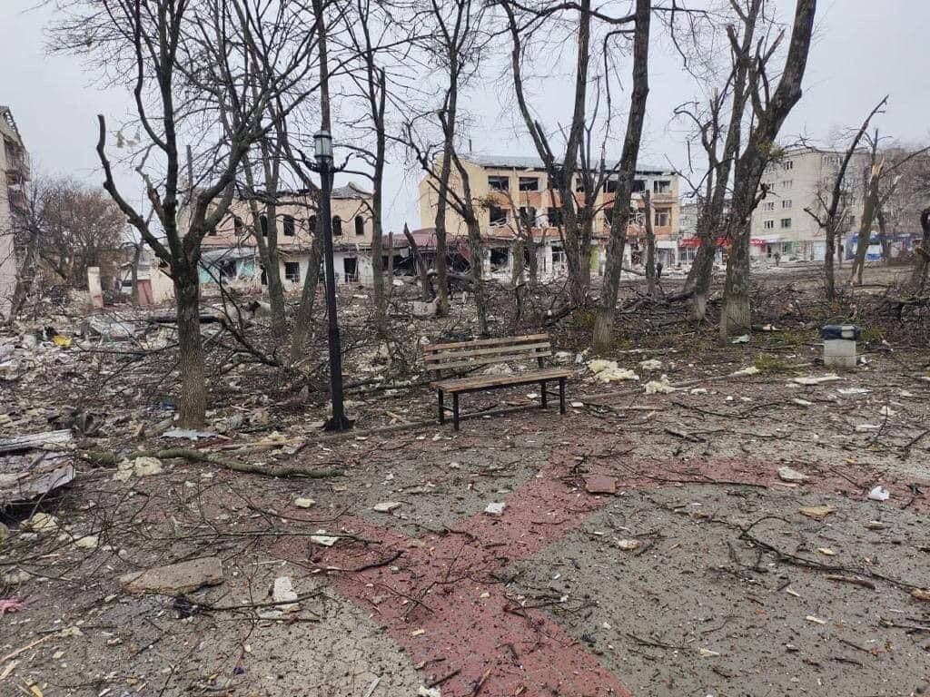 Consequences of shelling in Izyum, Kharkiv region 