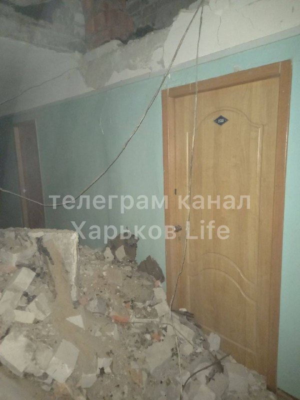 Dormitory 8 of Kharkiv National Aviation institute damaged in Russian attack