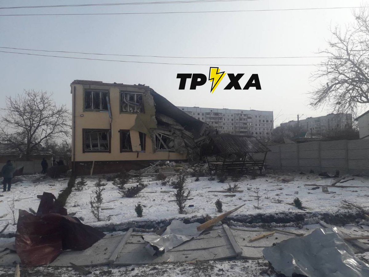 SBU building in Chuhuiv was targeted, nearby houses were also damaged  Kharkiv oblast