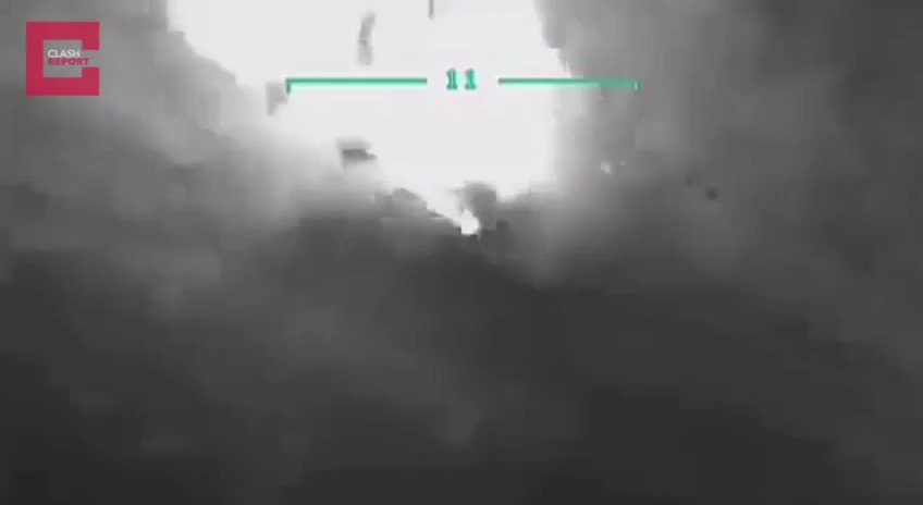 Wideo: Ukraiński dron TB2 atakuje rosyjskie pojazdy opancerzone