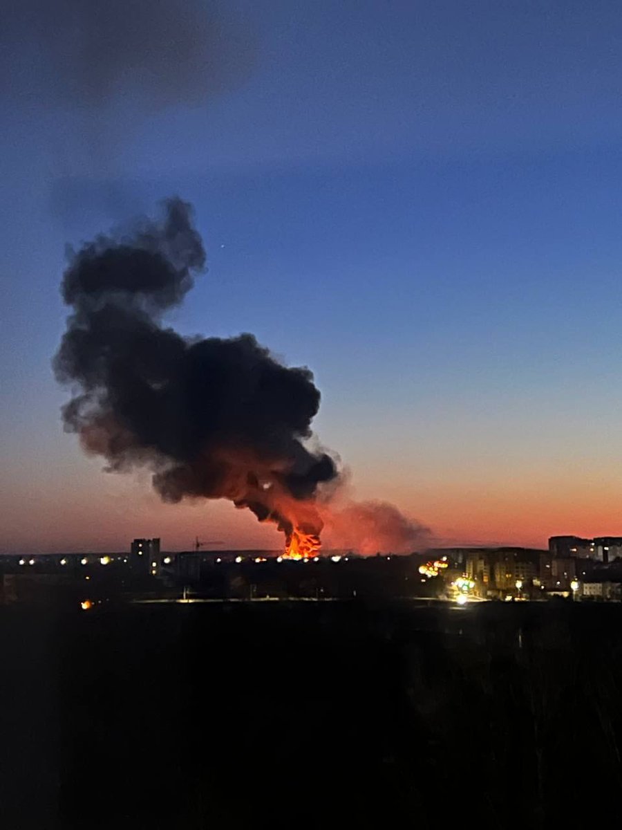 Explosions in the area of Lutsk airport