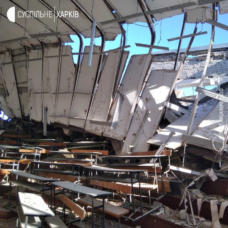 Damage at School of Physics and Technology of Kharkiv University of Karazin
