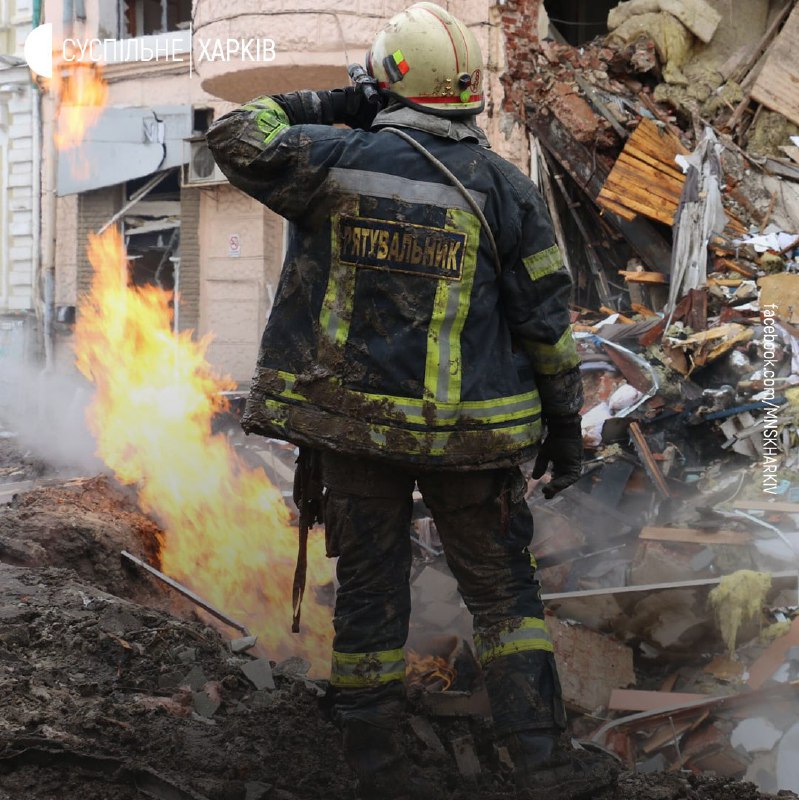 Kharkiv administration confirmed Iskander ballistic missile targeted Svobody street and destroyed residential house earlier today