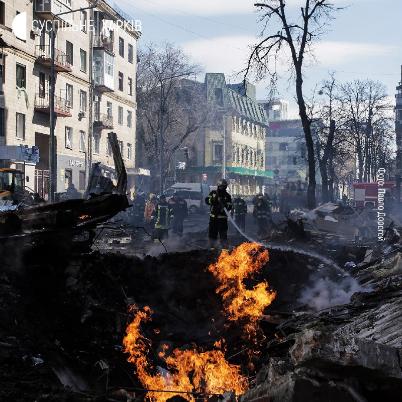 Kharkiv administration confirmed Iskander ballistic missile targeted Svobody street and destroyed residential house earlier today