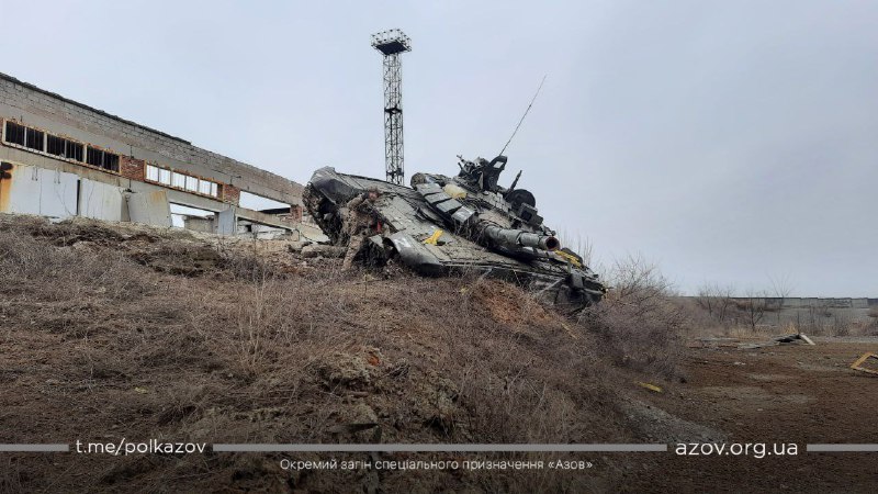 Уничтожена российская техника после неудачного штурма Мариуполя